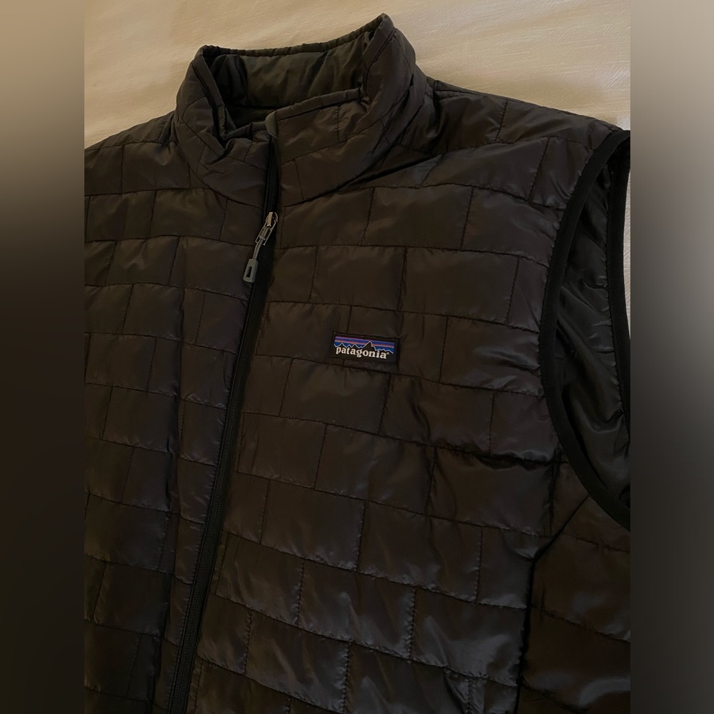 Patagonia Mens Nano Puff Vest - Black - Size XL - Great Condition